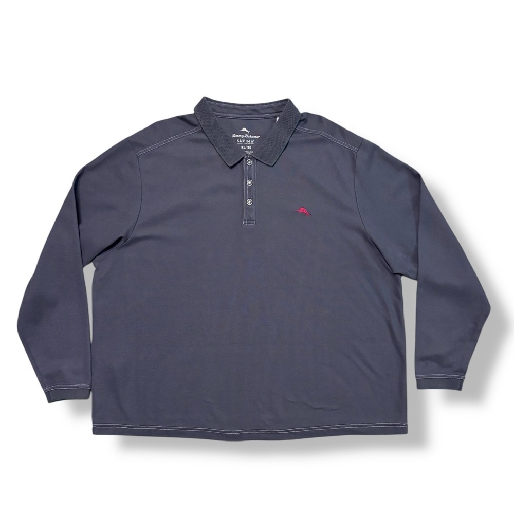 TOMMY BAHAMA Big & Tall Emfielder Long Sleeve Polo